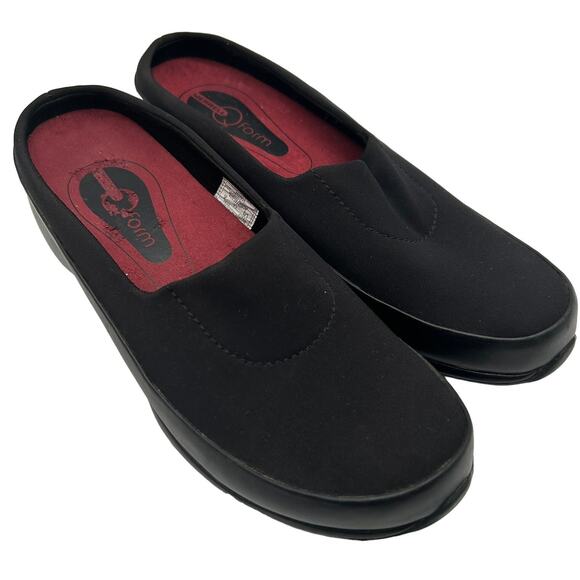Merrell Black Slide Y2K Slip-on Mules SIZE 8 Minimalist Comfort Casual Indie - Picture 1 of 14